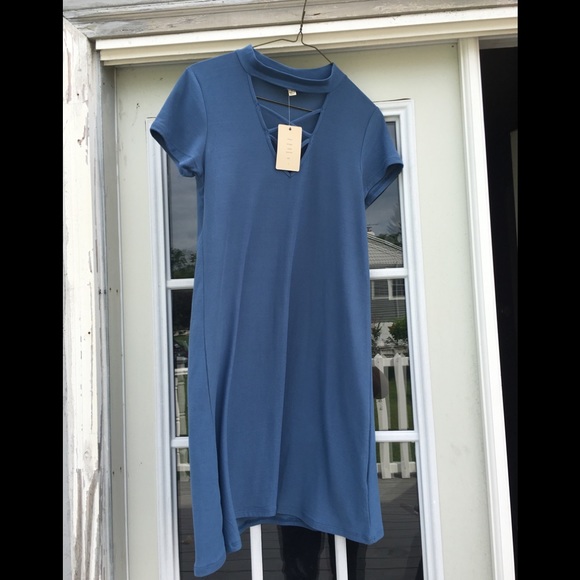 Pink Rose Dresses & Skirts - Blue dress.